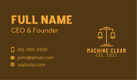 Gold Scale Law Firm  Business Card Image Preview