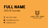 Tiger Gaming Mascot Business Card Image Preview