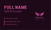 Angel Wings Wellness Business Card Image Preview