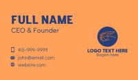 Flying Wing Basketball Business Card Design