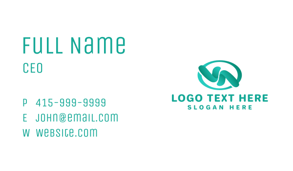 Modern Multimedia Agency Business Card Design Image Preview