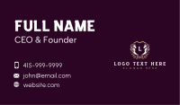 Horse Shield Crest Business Card Image Preview