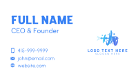 Cleaning Hydro Washer  Business Card Design