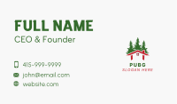 Cabin House Real Estate  Business Card Image Preview