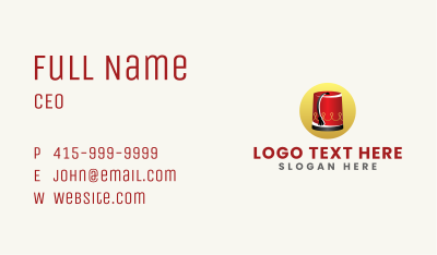 Fez Hat Clothing Business Card Image Preview