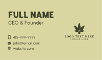Cannabis Weed Oil Business Card Image Preview