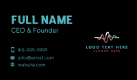 Generic Waves Startup Business Card Image Preview