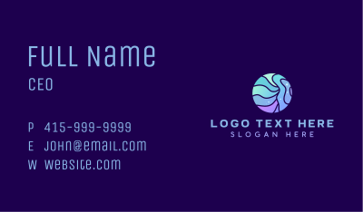Creative Wave Media Business Card Image Preview