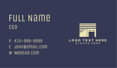 Industrial Warehouse Facility Business Card Image Preview