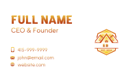 Roof Builder Contractor Business Card Image Preview