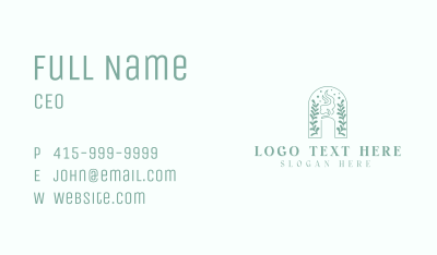 Candle Boutique Letter A Business Card Image Preview