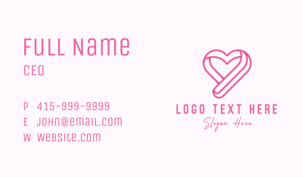 Heart Care Boutique Business Card Design Image Preview