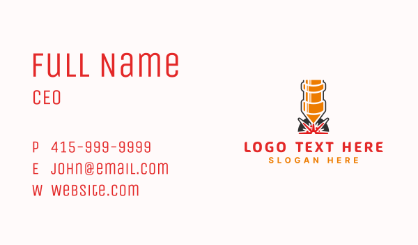 Laser CNC Fabrication Business Card Design Image Preview