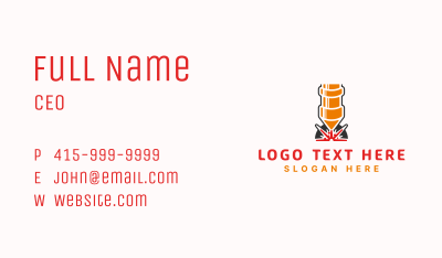 Laser CNC Fabrication Business Card Image Preview