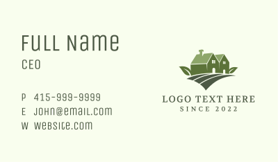 House Leaf Landscaping Business Card Image Preview