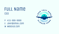 Airplane Travel Transportation Business Card Image Preview