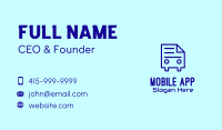 Document Mobile App  Business Card Image Preview