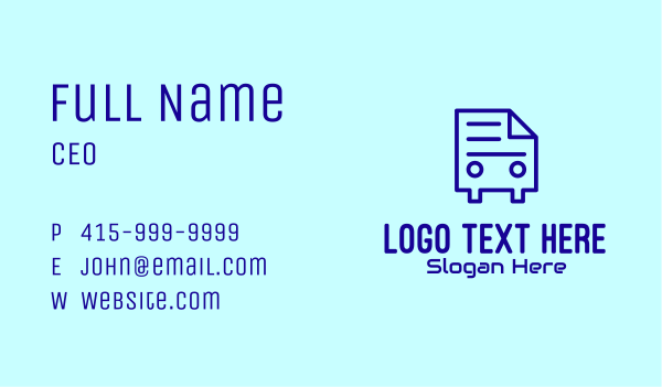 Document Mobile App  Business Card Design Image Preview