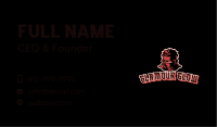 Red Ninja Shadow  Business Card Image Preview