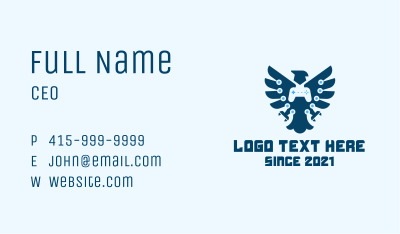 Eagle Game Controller Business Card Image Preview