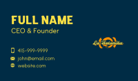 Paint Graffiti Wordmark Business Card Image Preview