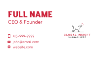 Simple Dog Love Business Card Design