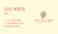 Vintage Beer Bottle Mascot Business Card Image Preview
