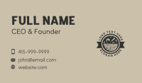 Wood Carpentry Chisel Business Card Design