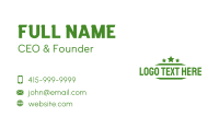 Military Design Wordmark Business Card Preview