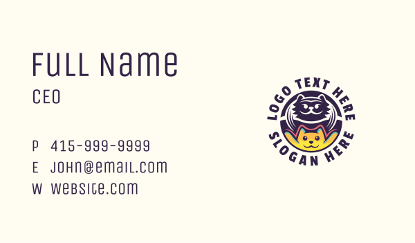 Dog Cat Grooming Business Card Design Image Preview