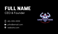 Bodybuilder Muscle Man Business Card Preview