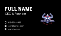 Bodybuilder Muscle Man Business Card Design