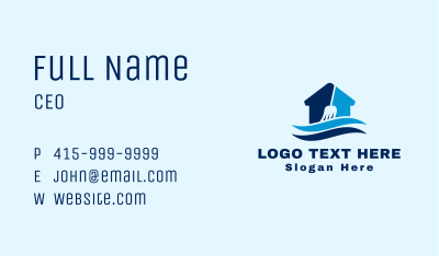 Home Cleaning Broom Business Card Image Preview