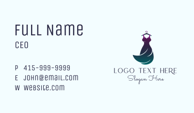 Formal Dress Boutique Business Card Image Preview
