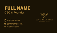 Luxury Golden Bird  Business Card Image Preview