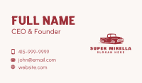 Red Truck Transport Business Card Image Preview