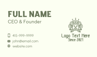 Ancient Mayan King Head Business Card Image Preview