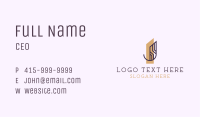 Interior Design Styling Letter J Business Card Image Preview