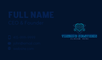 Heart Cyber Y2K Business Card Image Preview