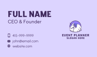 White Unicorn Wings Business Card Image Preview