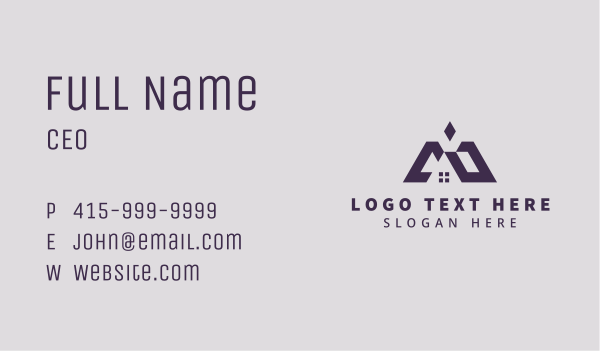 House Roofing Repair Business Card Design Image Preview