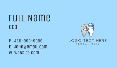 Teeth Dental Clinic Business Card Image Preview