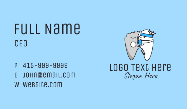 Teeth Dental Clinic Business Card Design