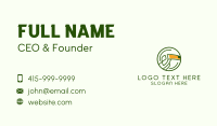 Abstract Green Toucan  Business Card Design