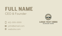 Summit Mountain Adventure Business Card Design