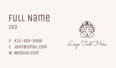 Beauty Queen Salon Business Card Image Preview