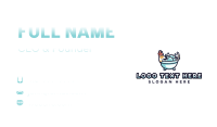 Dog Bath Grooming Business Card Image Preview