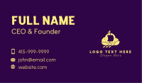 Yellow Viking Boat Business Card Image Preview