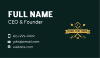 House Roofing Arrow Business Card Image Preview