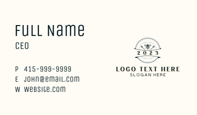 Natural Honey Bee Business Card Image Preview